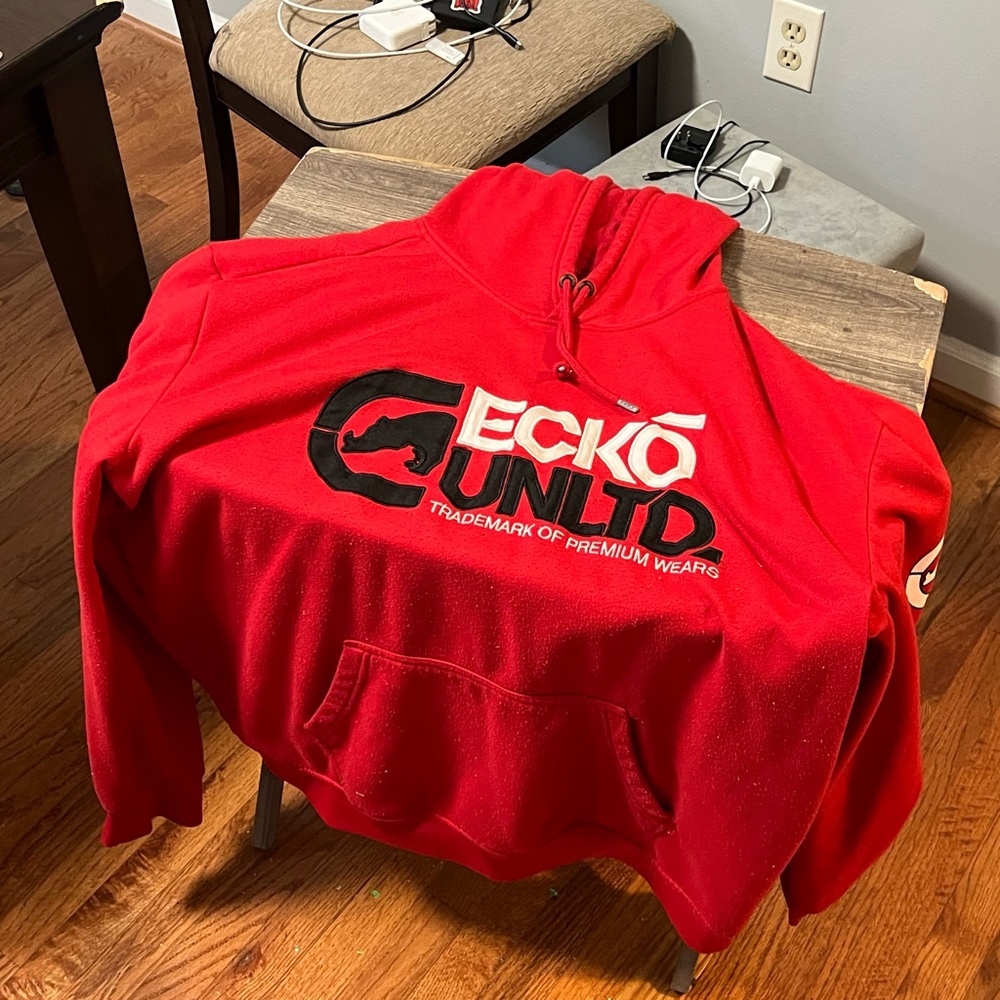 Ecko Untld. Red Hoodie. 2xl